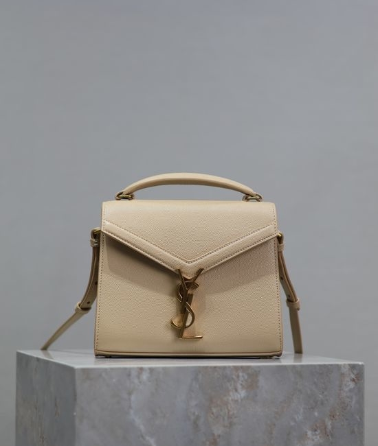 Yves Saint Laurent YSL Cassandra Mini Caviar Leather Bag 602716