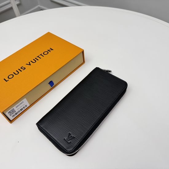 Louis Vuitton LV Vertical Zip Wallet Damier Graphite M60965