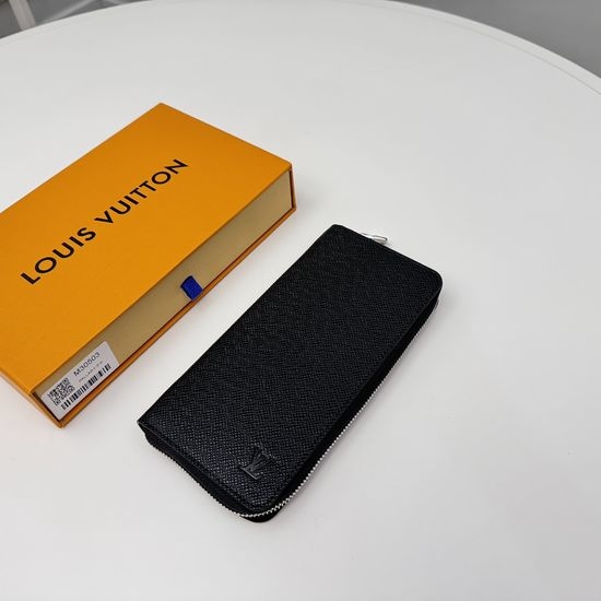 Louis Vuitton LV Vertical Zip Wallet Damier Graphite N30503