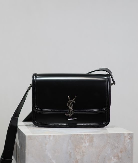 Yves Saint Laurent YSL Solferino Box Leather Shoulder Bag 634305