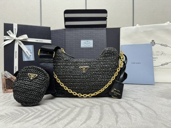 Prada Woven 3-in-1 Bag 1BH204