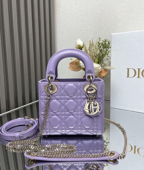 Christian Dior CD Lady Lambskin Handbag 0505