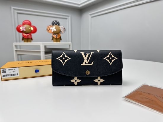 Louis Vuitton LV Emilie Embossed Leather Wallet M83138