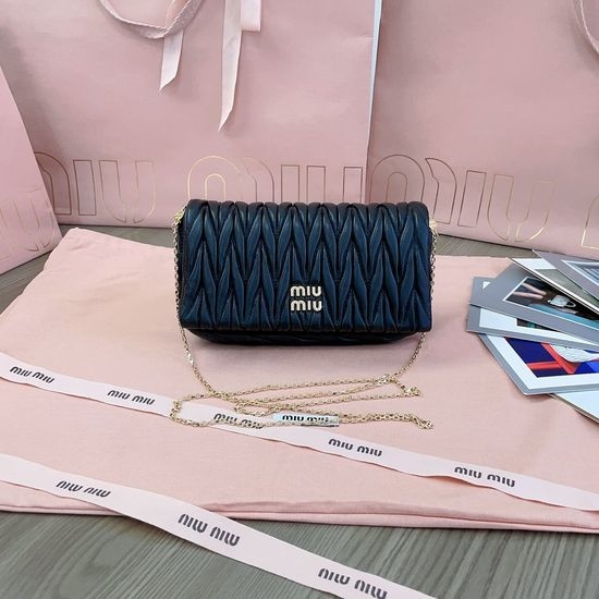 Miu Miu Matelasse Chain Lambskin Bag 5BP86