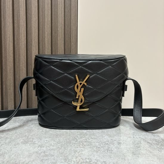 Yves Saint Laurent YSL JUNE Quilted Leather Box Bag 710080