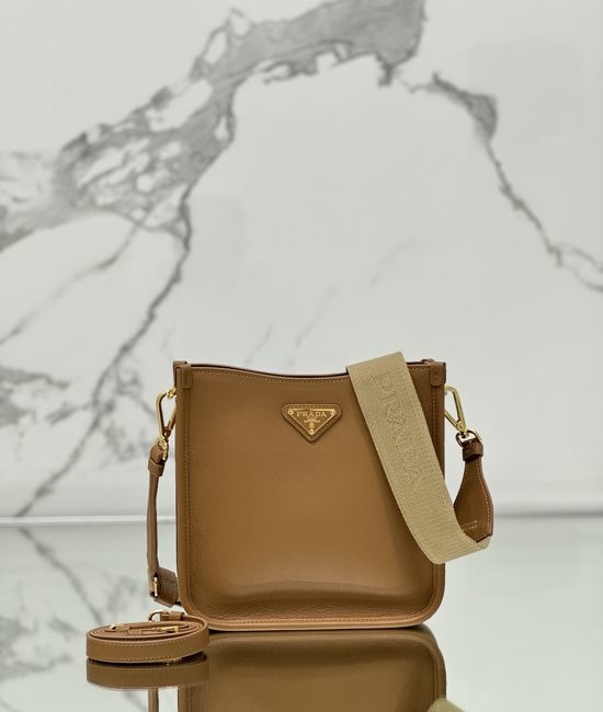 Prada Leather Shoulder Bag with Detachable Straps 1BH220