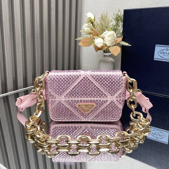 Prada Crystal Evening Bag Sophisticated 1BD329