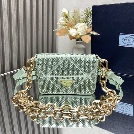 Prada Crystal Mini Bag Chic Style 1BD329