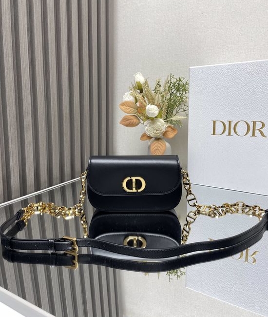 Christian Dior CD 30 Montaigne Avenue Small Black Bag 9017