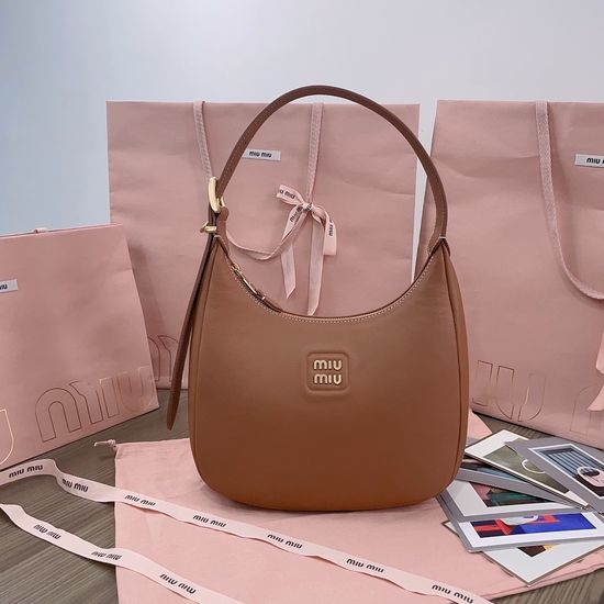 Miu Miu Hobo Cowhide Shoulder Bag 5BC151