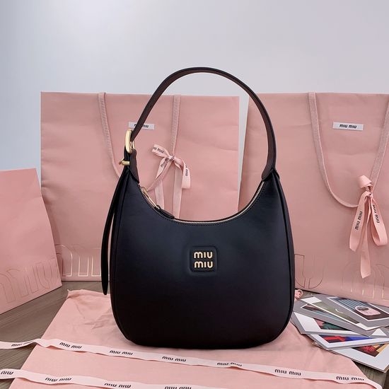 Miu Miu Hobo Bag Top Grain Leather 5BC151