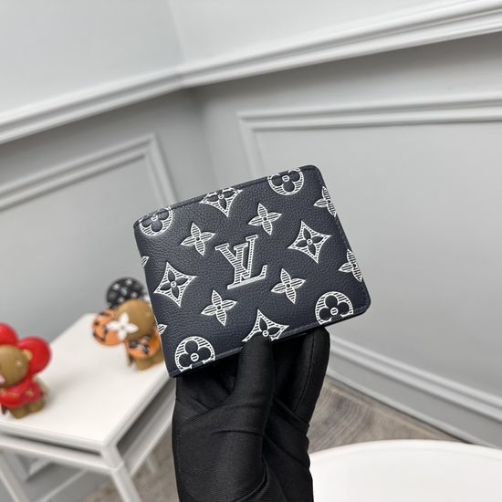 Louis Vuitton LV Monogram Shadow Multiple Wallet M83379