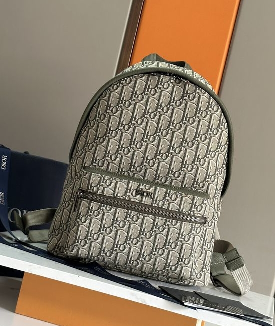 Christian Dior CD Oblique Canvas Backpack 93328