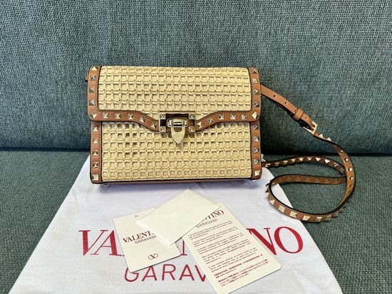 Valentino Messenger Cowhide Leather Bag 0181
