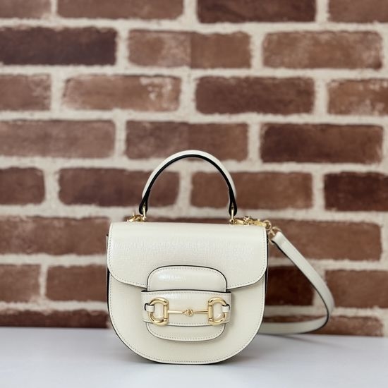 Gucci Off-white Full Leather Crossbody Bag 781387