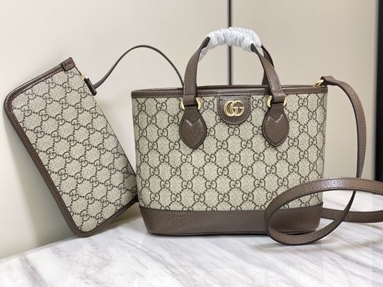 Gucci Large Brown Casual Tote Bag 811716