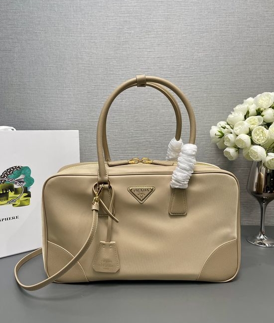 Prada Vintage Handbag Nylon Leather 1BB114