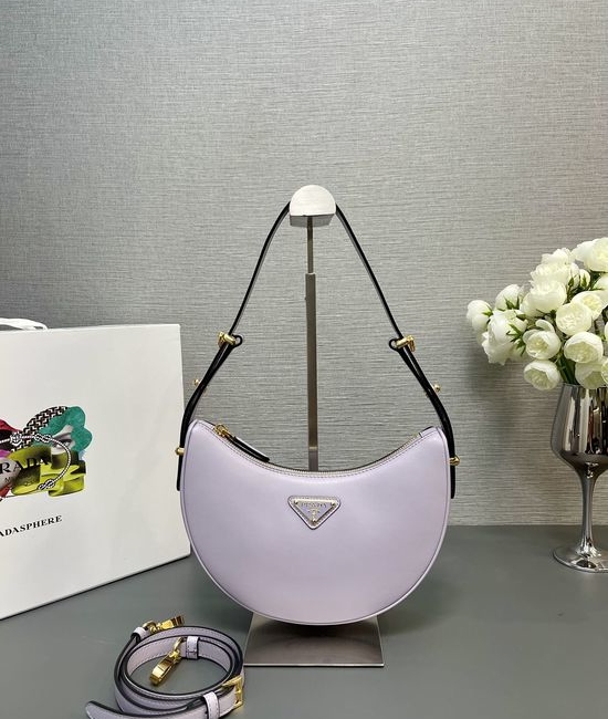 Prada Moon Leather Shoulder Bag 1BC194