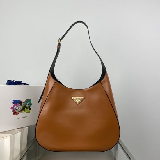 Prada Cleo Large Calfskin Crossbody Bag 1BC181