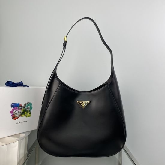 Prada Cleo Large Calfskin Crossbody Bag 1BC181