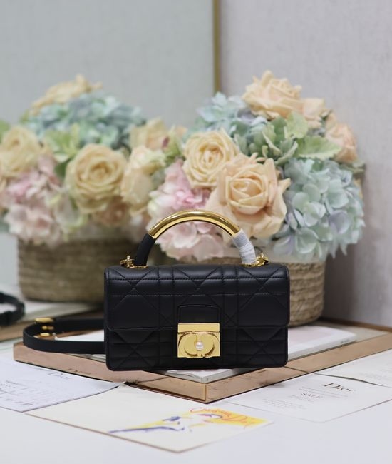 Christian Dior CD Ange Black Small Handbag 4401