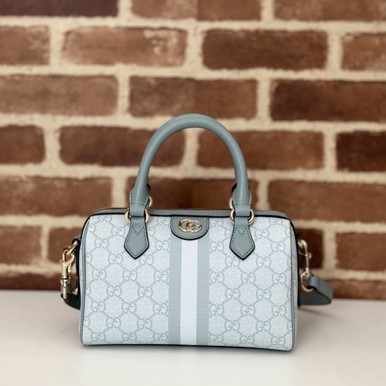 Gucci Grey Blue Handbag 772053