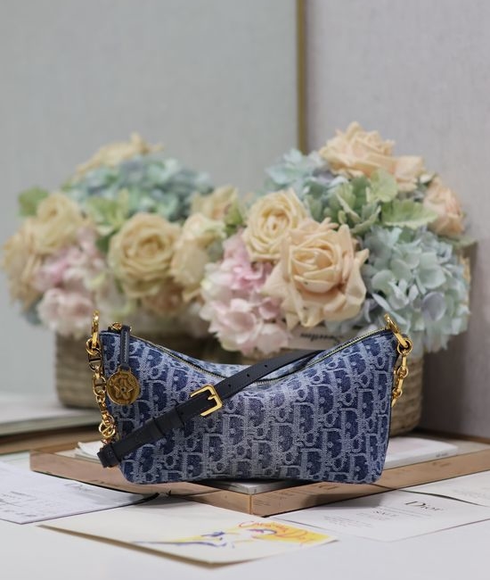 Christian Dior CD Christian Dior CDstar Hobo Denim Bag 3202
