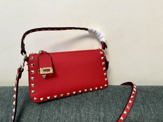 Valentino Rockstud Grainy Calfskin Crossbody Bag 5500