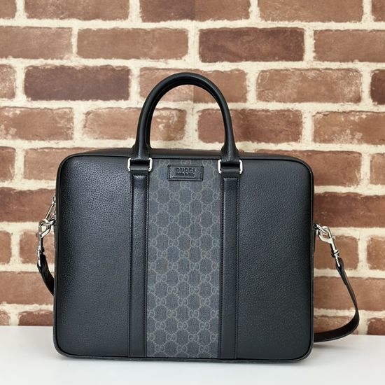 Gucci Handbag Black Rubber Pig Pattern 795461