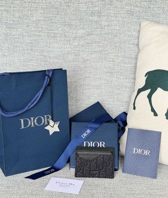 Christian Dior CD Saddle Card Holder 2ADCH164YKS_H05E1