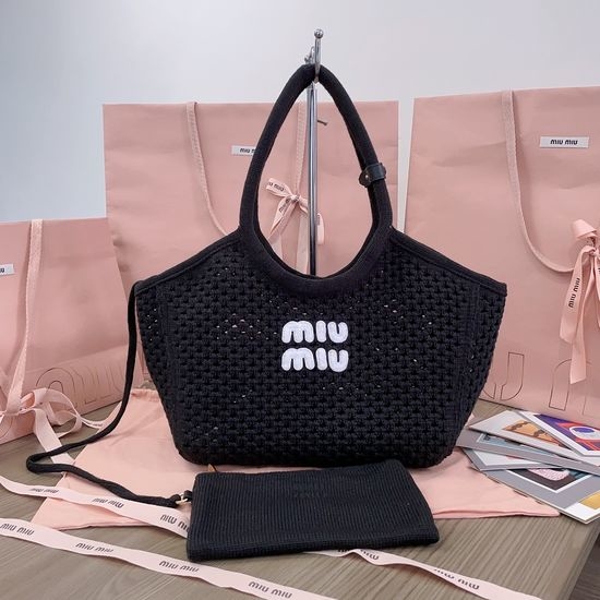 Miu Miu Woven Tote Bag 5BG281