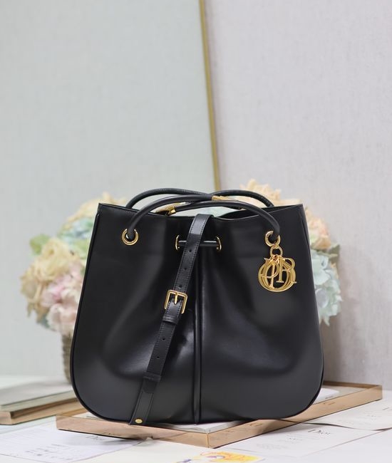 Christian Dior CD Nolita Chic Leather Handbag 982