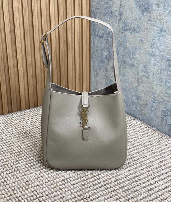 Yves Saint Laurent YSL ROSE Apricot Hobo Insert Buckle Shoulder Bag 713938