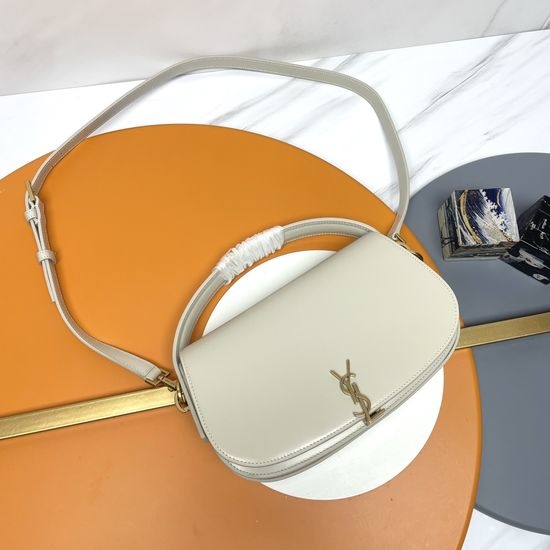 Yves Saint Laurent YSL VOLTAIRE Box Leather Satchel Bag 787671
