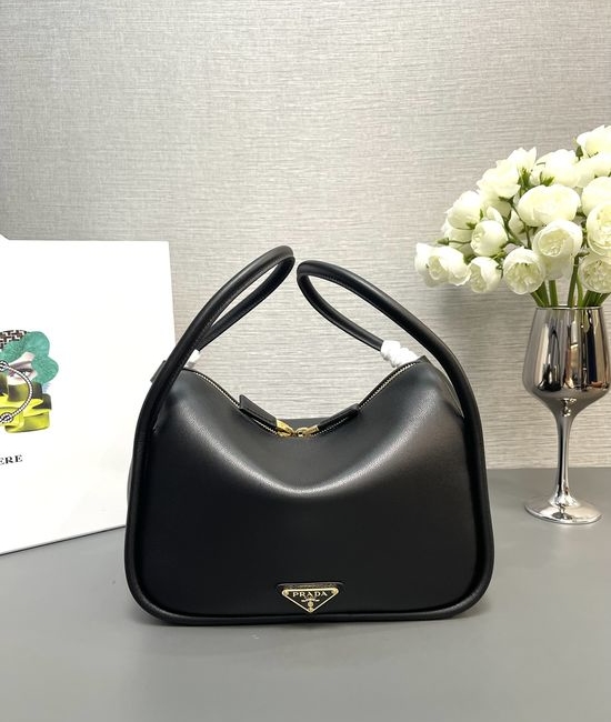 Prada Lindy Bowling Leather Handbag 1BA451