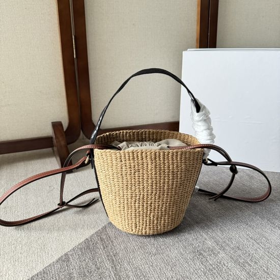 Chloe Woody Woven Bucket Bag 6048