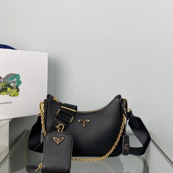 Prada Re-Edition Nylon Hobo Handbag 1BH204