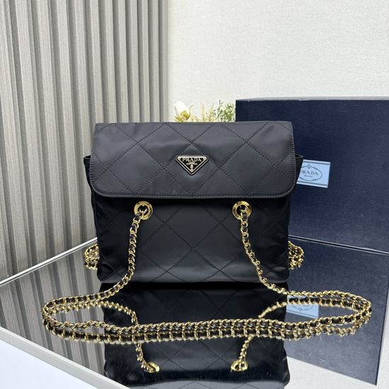 Prada Vintage Quilted Chain Shoulder Bag 1BD622