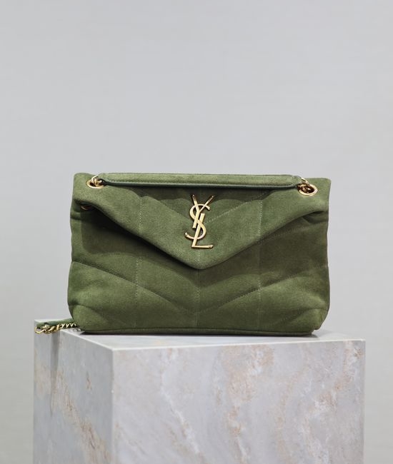 Yves Saint Laurent YSL Loulou Puffer Quilted Lambskin Bag 577476 19747