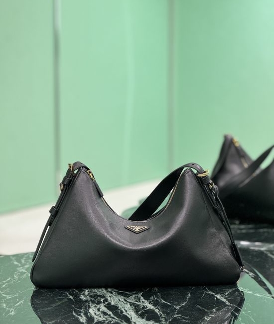 Prada Hobo Soft Leather Shoulder Bag 1BC228