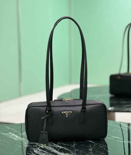 Prada Long Handle Saffiano Leather Handbag 1BB116