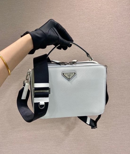 Prada Brique Saffiano Leather Handbag 2VH069