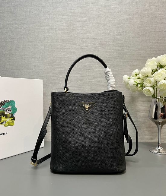 Prada 1BA212 Saffiano Leather Bucket Bag 19537