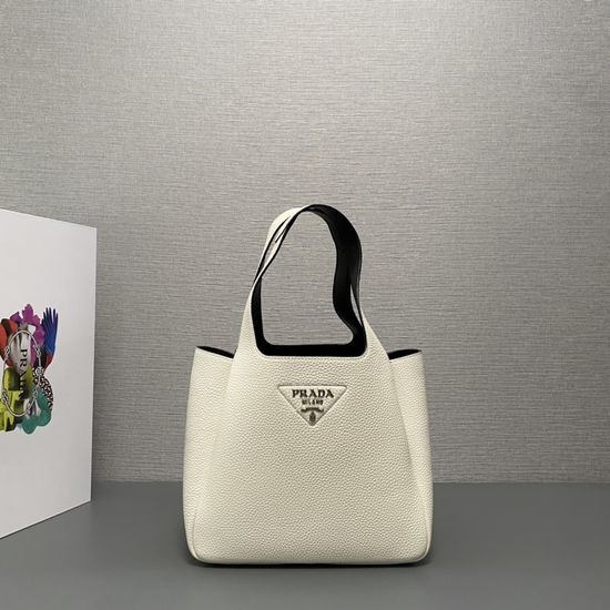 Prada Panier Soft Calfskin Bucket Bag 1BG335