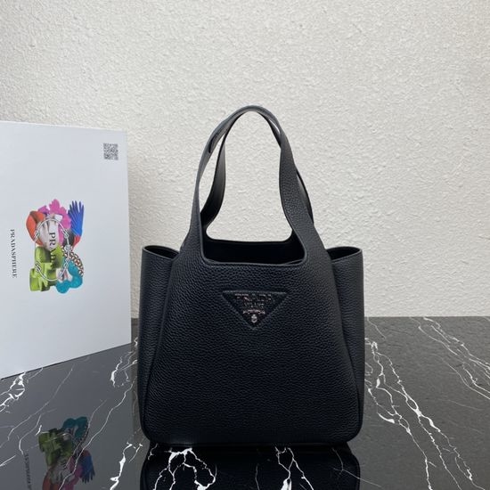 Prada Panier Leather Bucket Tote Bag 1BG335