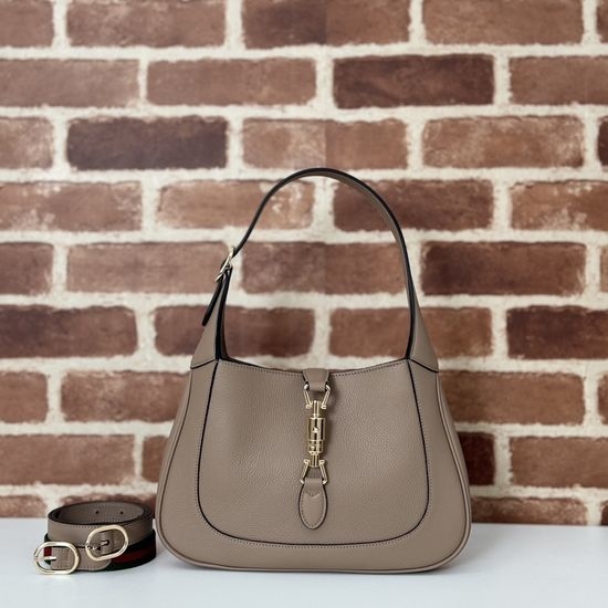 Gucci Beige Litchi Grain Leather Bag 810232