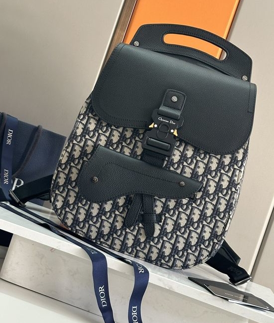 Christian Dior CD Gallop Saddle Style Backpack 93356