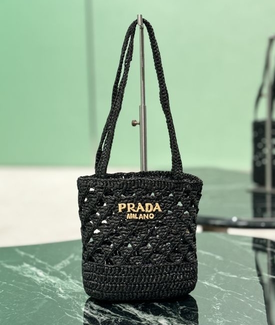 Prada Raffia Tote Bag 1BG494