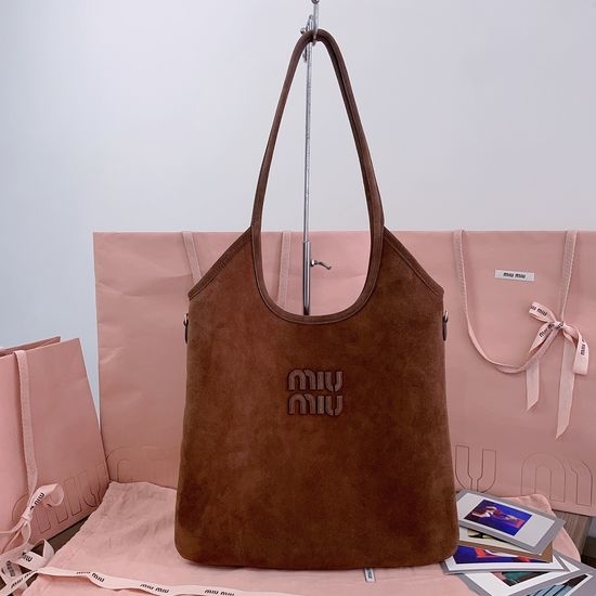 Miu Miu Isetan Limited Suede Tote Bag 5BG231