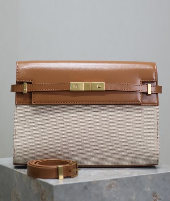 Yves Saint Laurent YSL Manhattan Flap Baguette Bag 579271